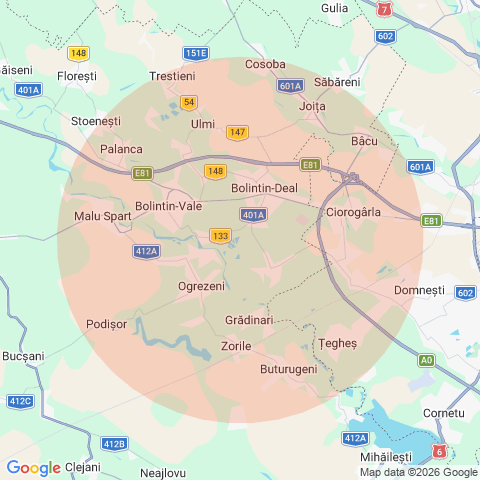 Ciorogarla, Bucuresti